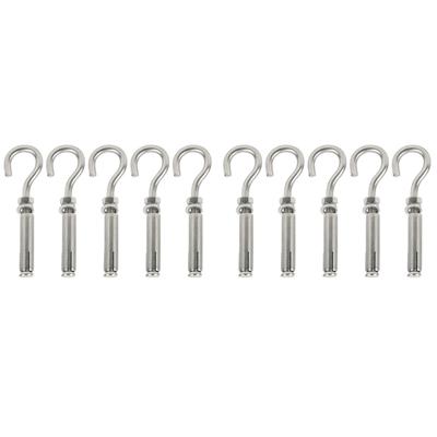 10pcs Expansion Bolts Hook Opening Hole Stainless Steel for Medical Communication Equipment