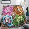 Anya Forger Flannel Blanket Print Style Cozy Warm Comfortable for Picnic Travel Bedroom Beds.-TING