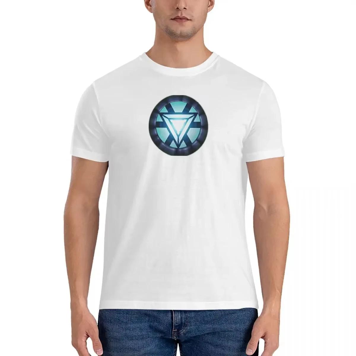 

Genuine Heart of Stark Arc Generator Design T-Shirt Men s Fun T-Shirt Crew Neck Comics Iron Man T-Shirt#Color(1) XXXXXL