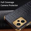Crocodile Leather Texture Plating Soft Case for Redmi Note 12 Pro Plus 12s Note 12 4G 5G 12C 11S 11 Pro Magnetic Ring Holder Stand Cover