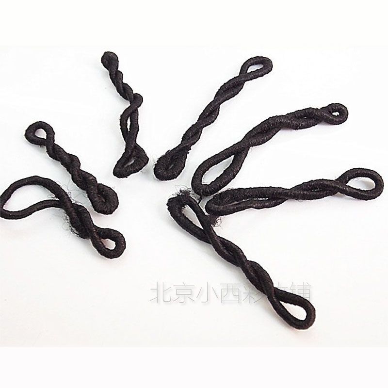 

Новый продукт Инструменты для макияжа Маленькая черная резинка для обертывания головы Один юань 10 шт. Большой пакет 200 шт. Акция на резинки для макияжа Pack of 10