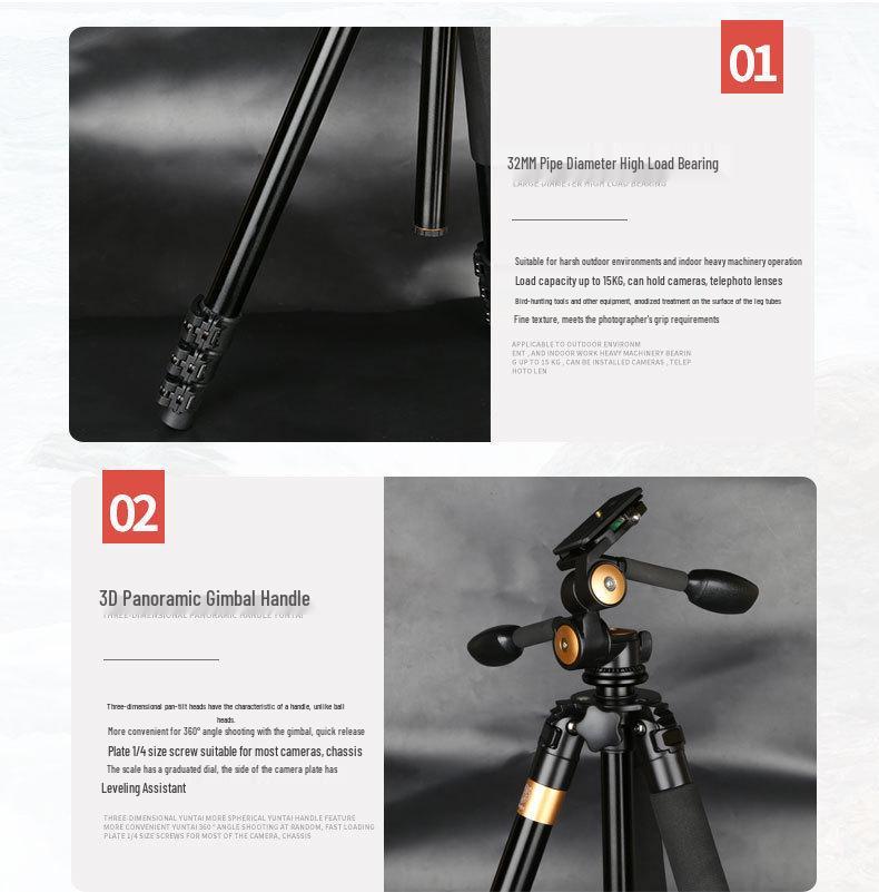 Lightweight Era Q620 DSLR Tripod with Ball Head for Photography & Video