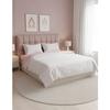 King Size Bedding Set - 1 Duvet Cover 240 X 220 Cm + 2 Pillowcases 60 X 60 Cm - 100% Reinforced Cotton - Pink