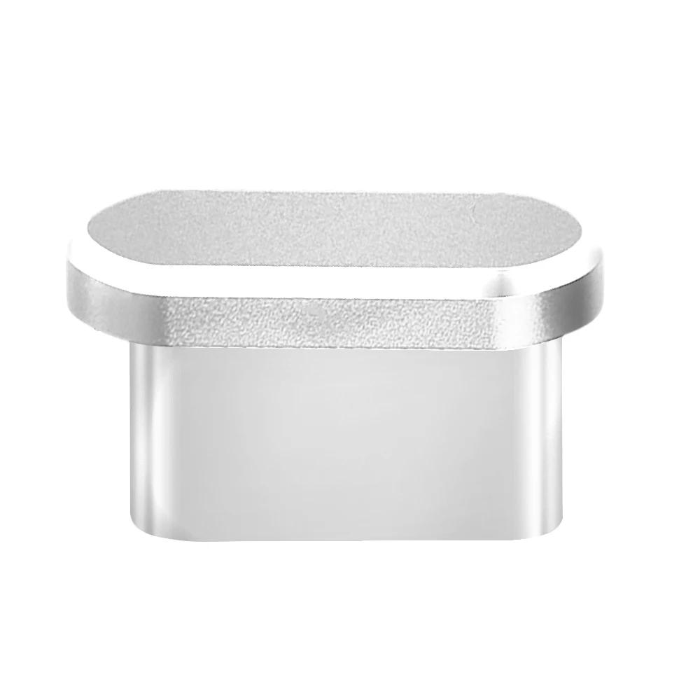 Type C Charging Hole Bung USB-C Dust Plug Metal Cover for Phone Grime Dirt Protection Charging Port for Iphone 15 Plus Pro Max