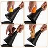 Wooden Handle Cheese Grater Stainless Steel Garlic Grinder Black Conical Vegetable Grater  Home