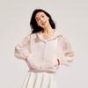 BOSIDENG Women's Loose Fit Hooded UV Protection Sun Jacket