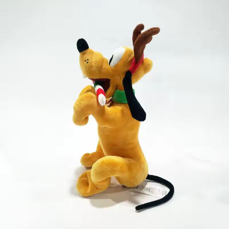 Kawaii 27cm Pluto O Cãozinho Versão de Natal. Brinquedos de Pelúcia Macios Bonecos de Pelúcia Pluto Brinquedos Presentes Para Crianças