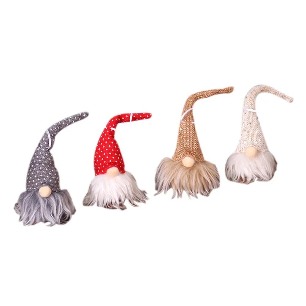 Christmas Trees Christmas Glow Dolls Handmade Holiday Decor Handmade Christmas Glow Dolls Gnomes Decor with LED Light