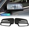 For Mercedes Benz W176 W246 W204 W212 W221 C117 X204 X156 2 Pcs Replacement Carbon Fiber Pattern Rearview Side Mirror Cover Caps
