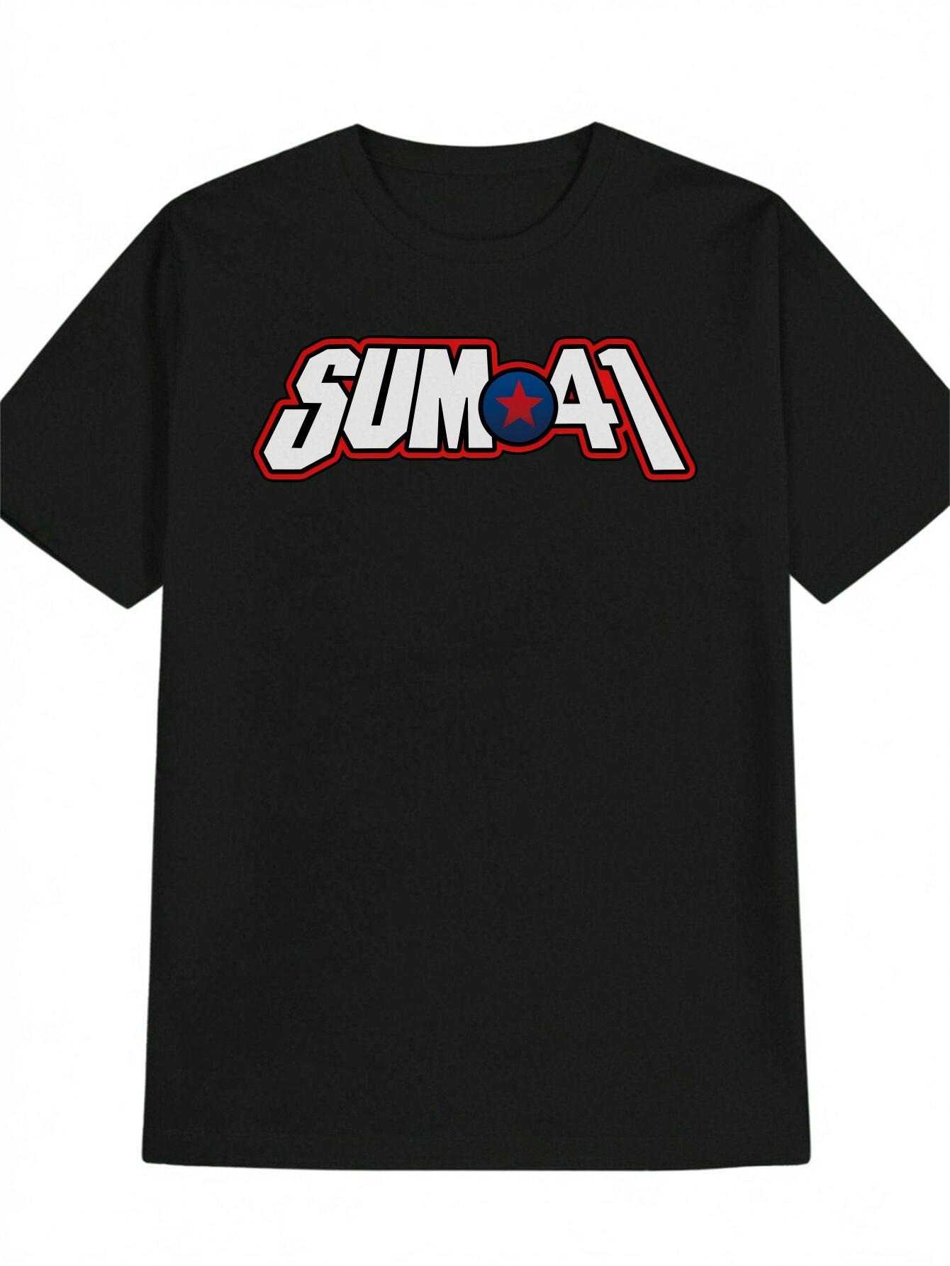 SUMO41 Graphic T-shirt - Bold Red & White Lettering L