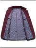 Men’s Autumn & Winter Business Woolen Jacket - Stand-up Collar, Thickened Fashion Coat for Middle-Aged