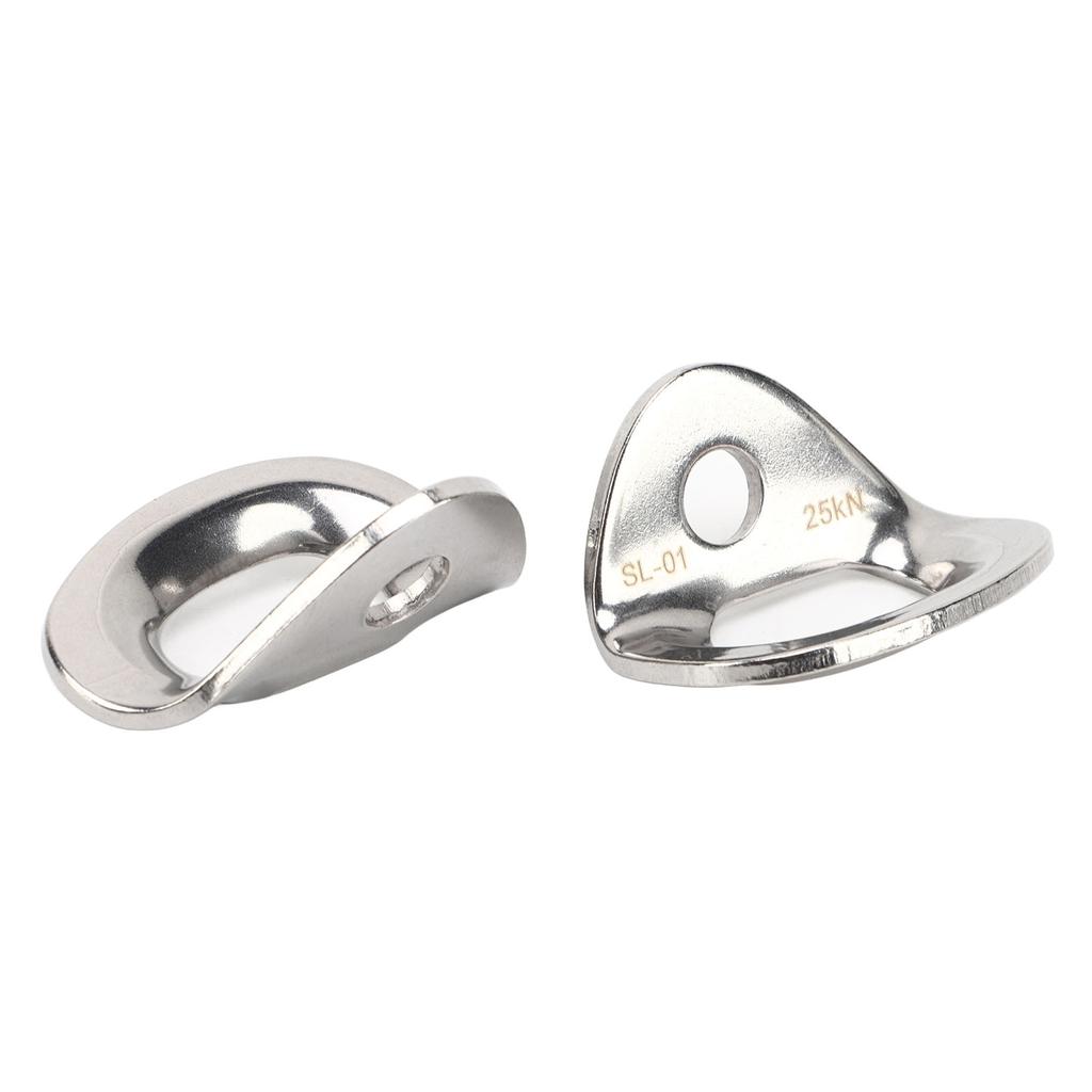 2 Pcs Climbing Bolt Hanger 316 Stainless Steel Large Bearing Capacity Anchor for Carving Aerial Work