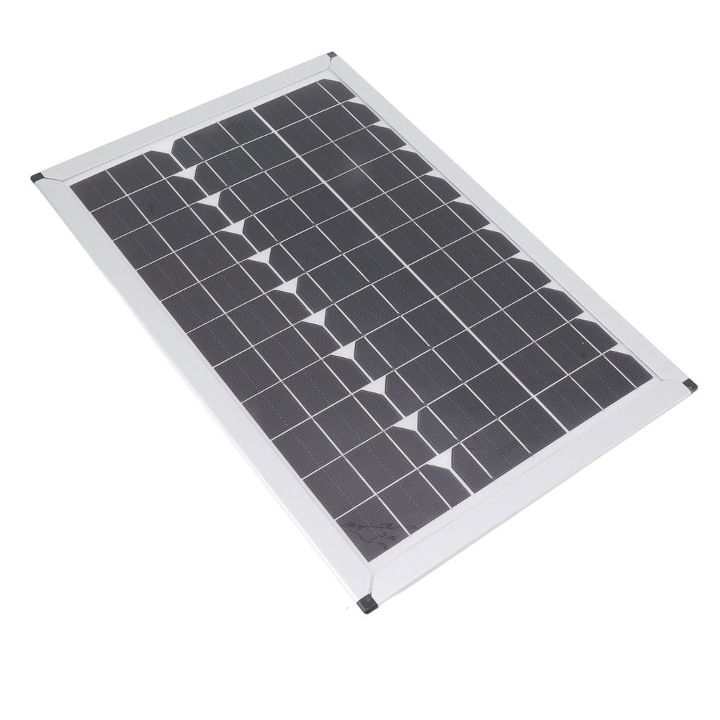 100W Solar Panel Kit Monocrystalline Solar Module with Waterproof 20A 12V 24V Controller for Car Camping