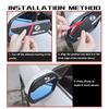 2PCS Car Rearview Mirror Rain Eyebrow Side Snow Sun Visor For BMW M Performance Alpina M3 M5 M6 X1 X3 X4 X5 G20 OF8