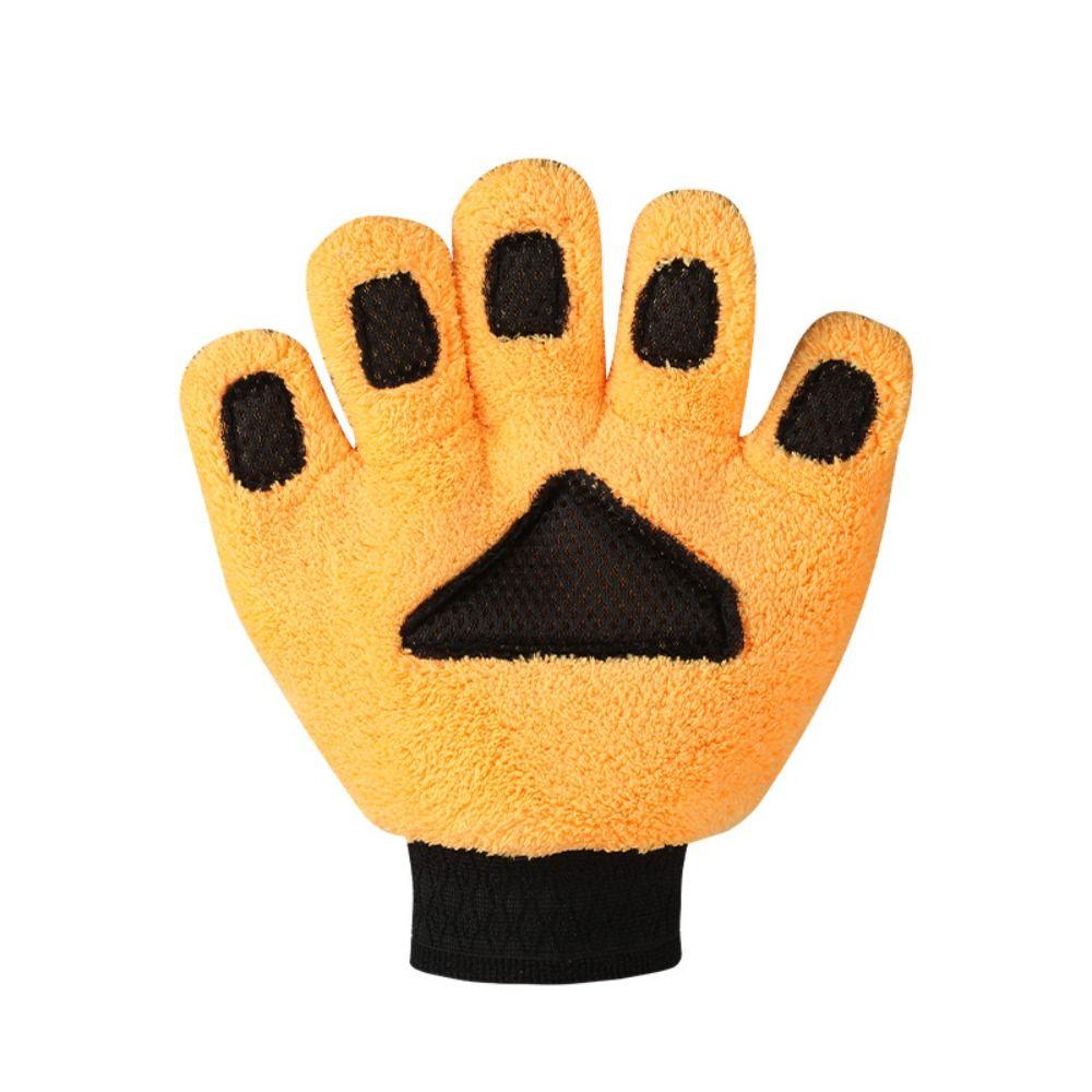 Five-Finger Cleaning Gloves Coral Fleece Car Cleaning Brush Cleaning Brush Gloves  Auto Cleaning