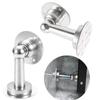 Stainless Steel Magnetic Door Stopper Drill & No Drill Installation Residue-free Adhesive Door Holder for Rental House