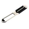 Folding Hair Brush with Mirror Portable Lightweight Pocket Size Massage Comb Hair Brush for Travel Cream White