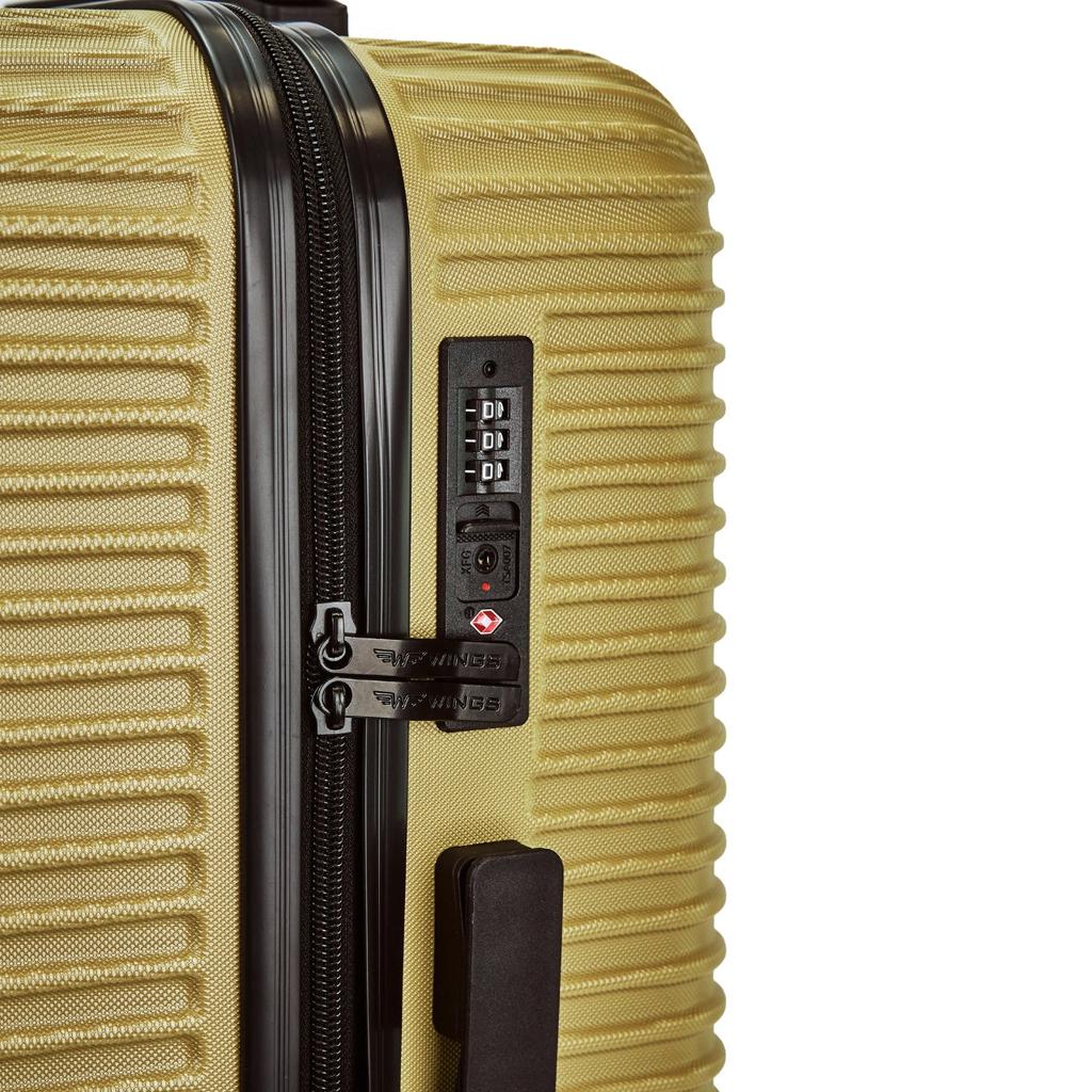 Wings Pc Eco Jackdaw 24" Tea Green Medium Suitcase