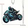 Delightful Motorcycle 2d Acrylic Car Decor Hanging Pendant For Home Vehicle And