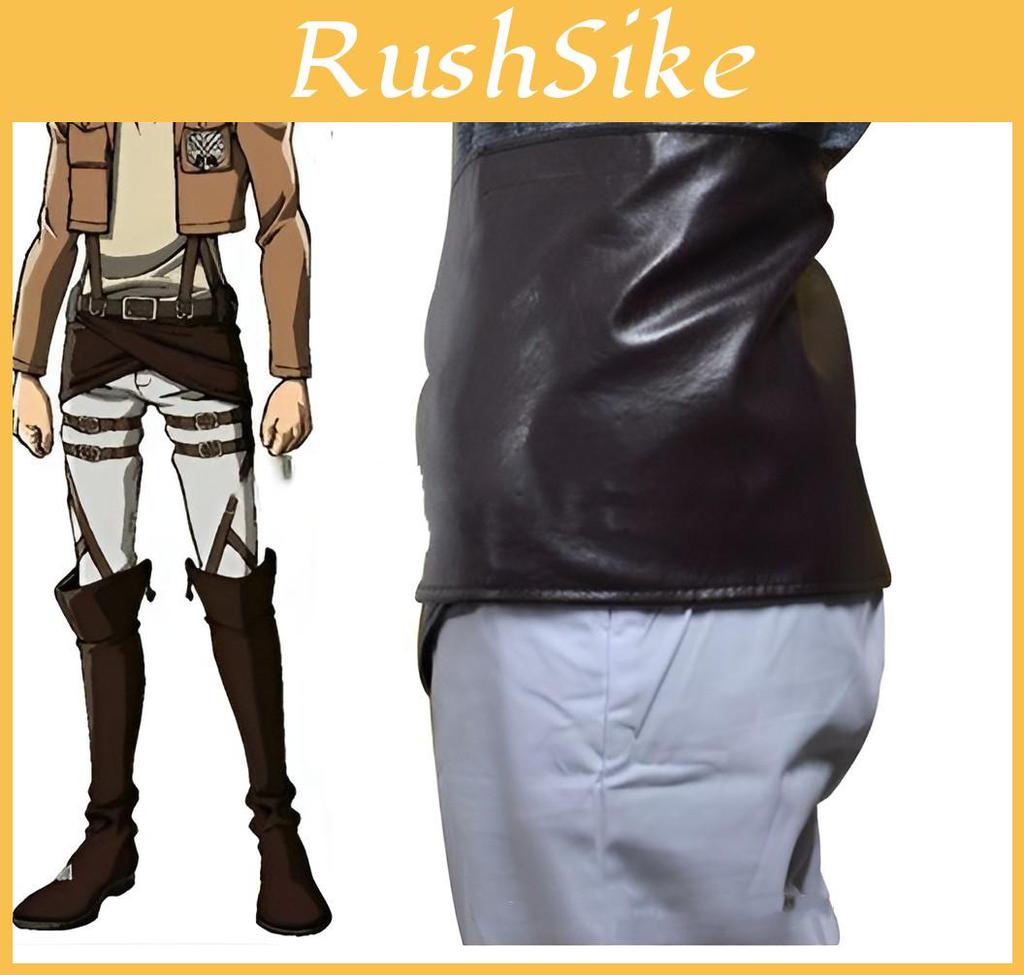 Attack On Titan Cosplay Minispódniczka ze Sztucznej Skóry Kostium Ackerman Unisex