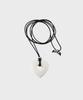 It Doesn'T Matter [Heart] Loppy Necklace (Ivory)