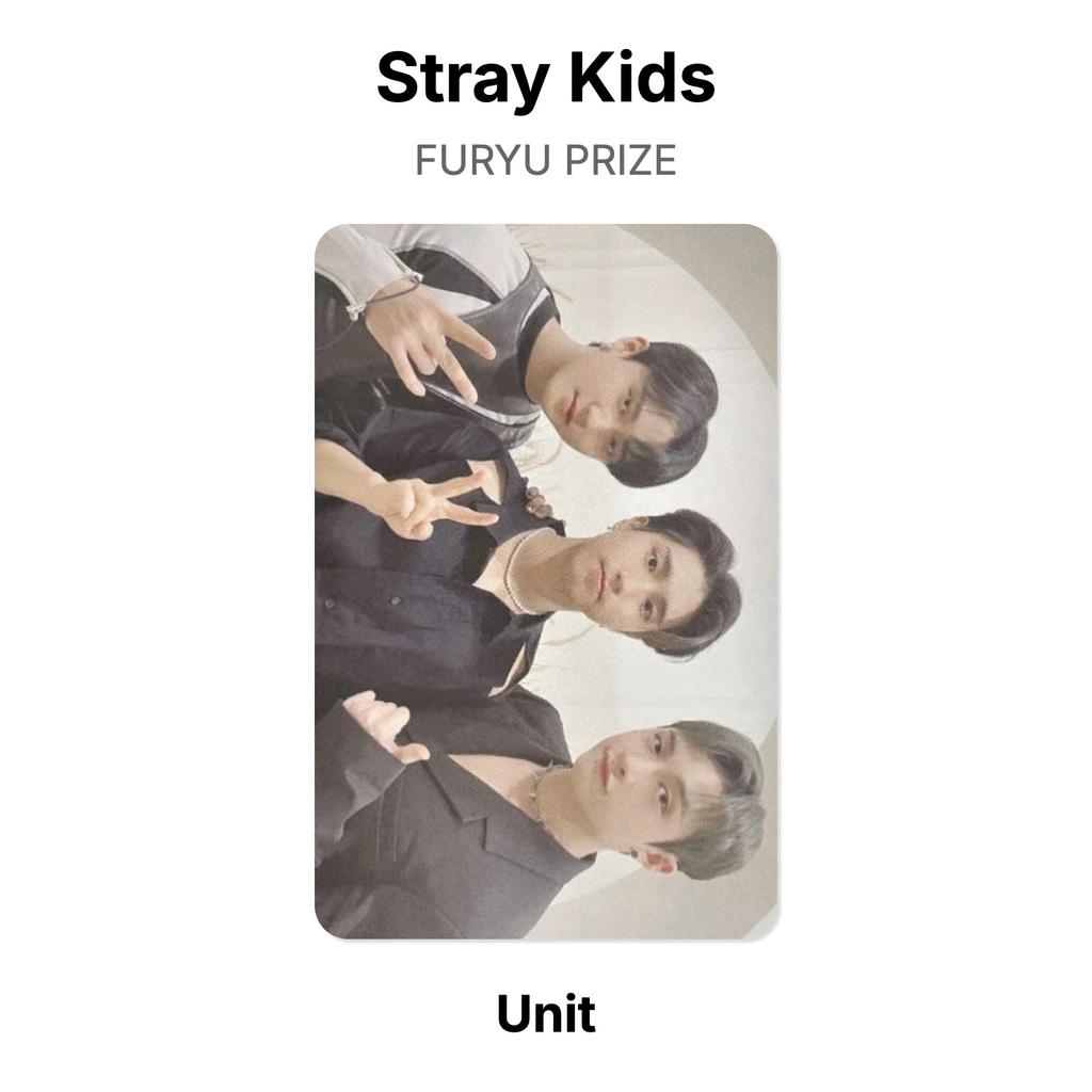 Stray Kids FURYU PRIZE Official Photocard