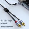 BIAZE 3.5mm To Dual RCA Audio Y-Splitter Cable