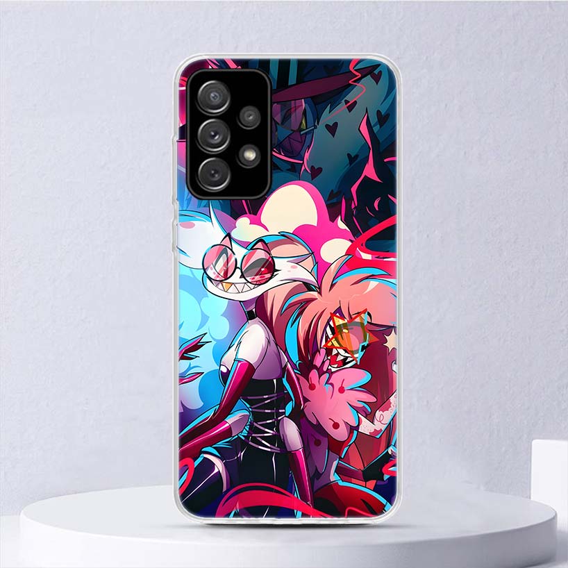 H-Hazbin H-Hotel Angel Dust Soft Case For Samsung Galaxy A52 A42 A32 A22 A12 A02S Phone Cover A50 A51 A70 A71 A41 A31 A21S A40 A