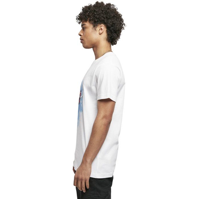 T-shirt - Mister Tee - Basketball Clouds - Coton - Manches Courtes - Col Classique