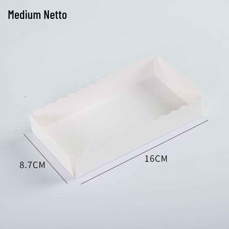 

Средняя ручная коробка для пирожных и муссовых тартов на вынос или для подарочной упаковки