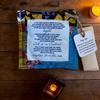 1PC Prayer Quilt with Cross ide, 4x4 Inches Mini Pocket Size, pirational Religious Gift