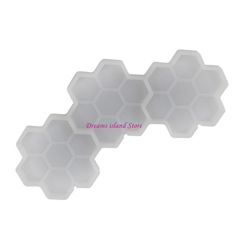 Wreath Honeycomb Silicone Flexible Mould Clay Resin Ceramics Candy Fondant Candy Chocolate Soap Mould HX6C