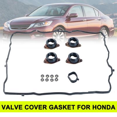 Para Honda Accord K24 2 Portas 4 Portas EX EXL LX LX-S Modelos Sport 2.4L 2013-2017 Acessórios Automotivos Preto Conjunto de Juntas da Tampa de Válvulas do Motor 12030-5A2-A01 120305A2A01
