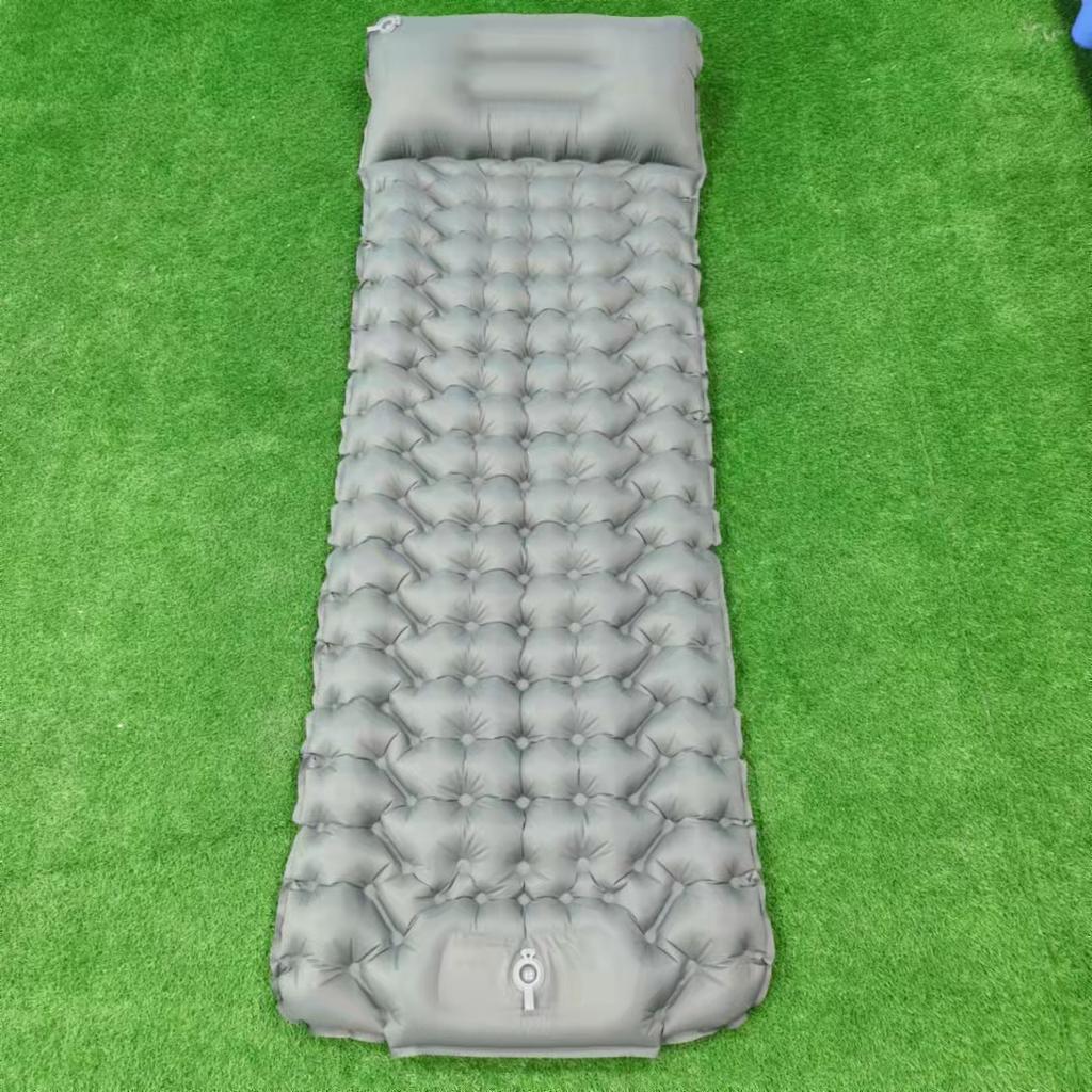 Portable Camping Lightweight Sleeping Mat Insulated Inflatable Camping Air Mattress Sleeping Pad With Pillow