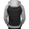 New Men's Casual Sweatshirt Zipper Hooded Sweatshirt Jacket Men's Patchwork Cardigan