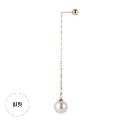 [Dorocy] Piercing Long Simple Perle 14K (1 pièce)