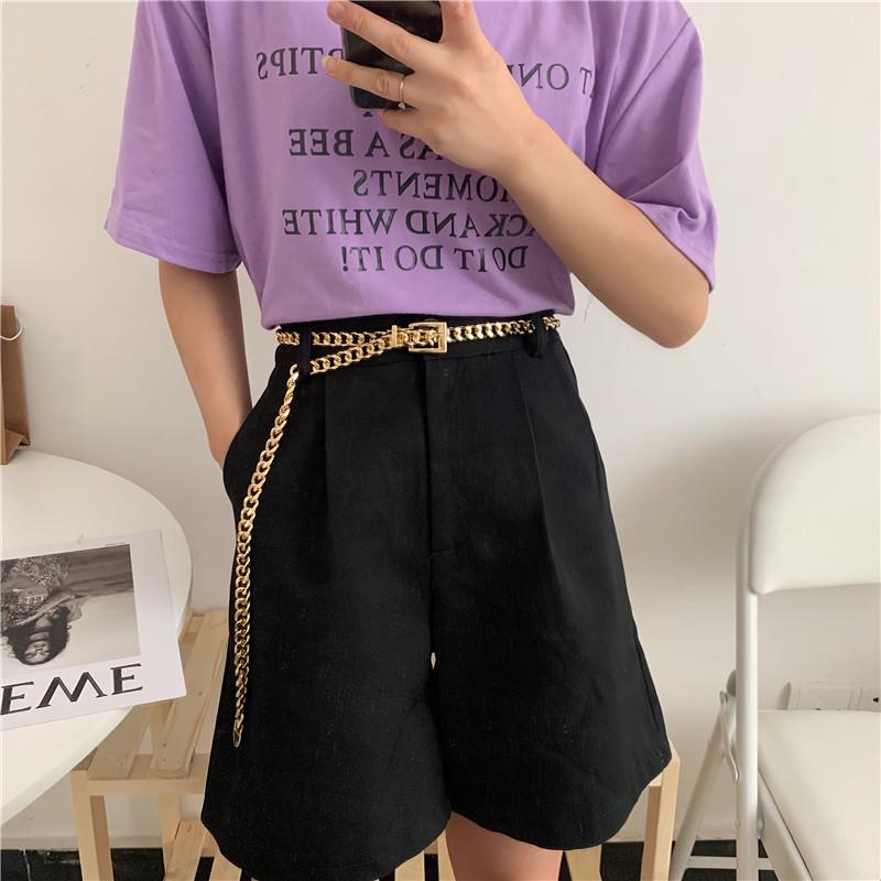 Unisex Metal Chain Waist Belt: Versatile Accessory for Jeans & Summer Pants