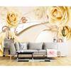 Floral Mural 3d Relief Flower Wallpaper Modern Jewelry Fresco Living Room Bedroom Wall Murals Home Decor
