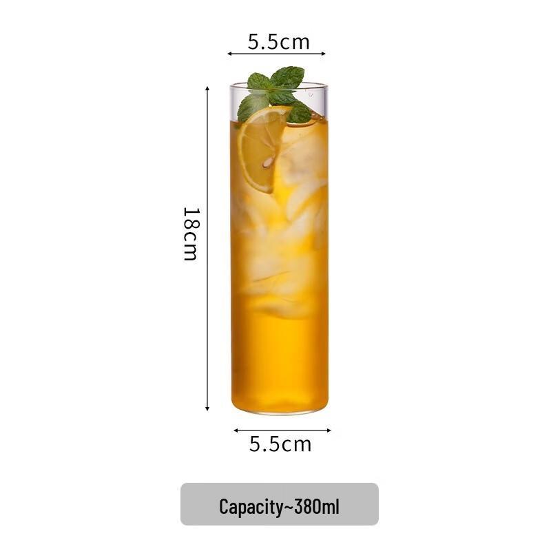Japanese Style Straight Collins Cocktail Glass Collins Glass