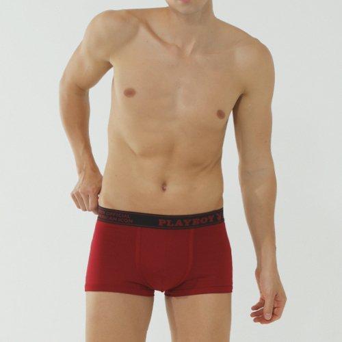 

[Playboy] Line Logo Boxer Briefs 1P PMD2102-WI [Shipped from Korea] 100% Authentic 85