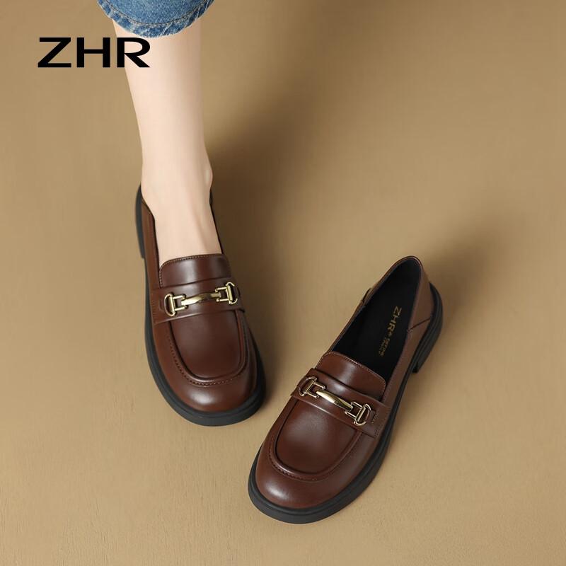 ZHR Women s Convertible College Style Slip-On Loafers AH352 36