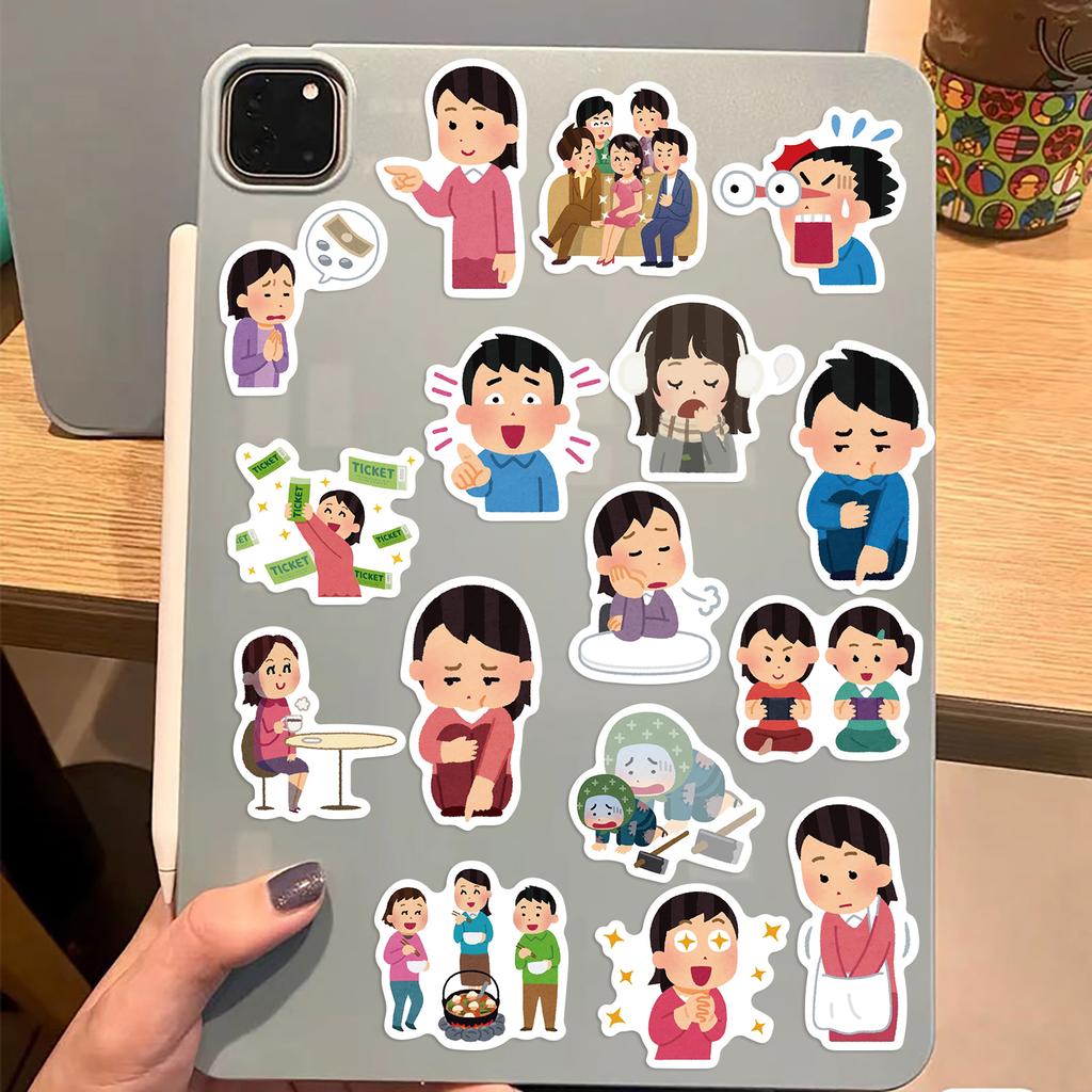 50PCS Japanese Villain Stickers Popular Characters Decoration Ipad Notebook Computer Mug Luggage Decoration Waterproof Stickers