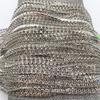 1-Row 1 yard SS6(2mm) Cystal Rhinestone Trim Close Cup Chain Claw DIY Jewelry Making