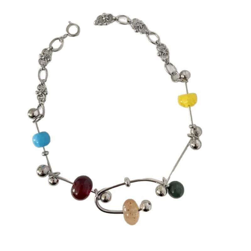 

Fashionable And Trendy Colored Handcrafted Necklaces Fresh And Simple Punk Necklaces Jewelry Accessories For Men Women Gathering Other