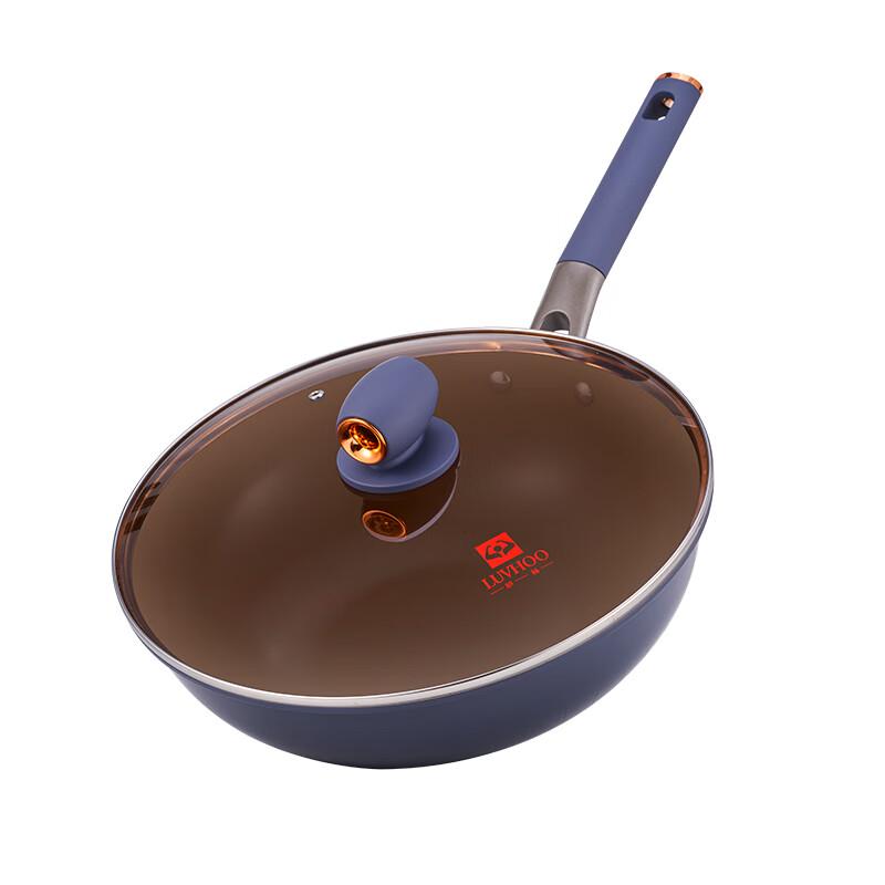 LUVHOO Ceramic Non-Stick Iron Wok
