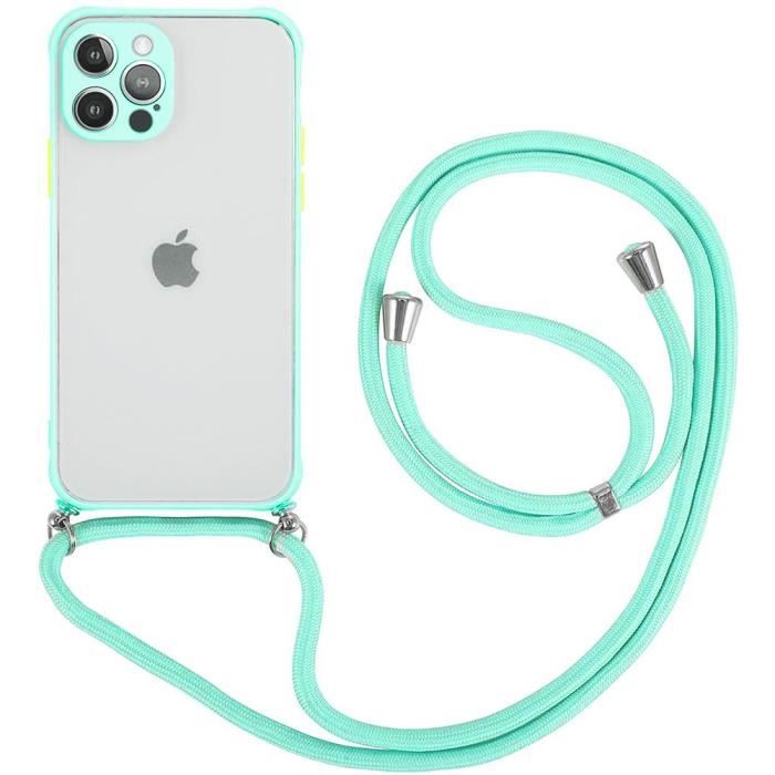 Coque de Protection - PROSHOP - iPhone 12 Pro - Rigide - Antichoc - Turquoise
