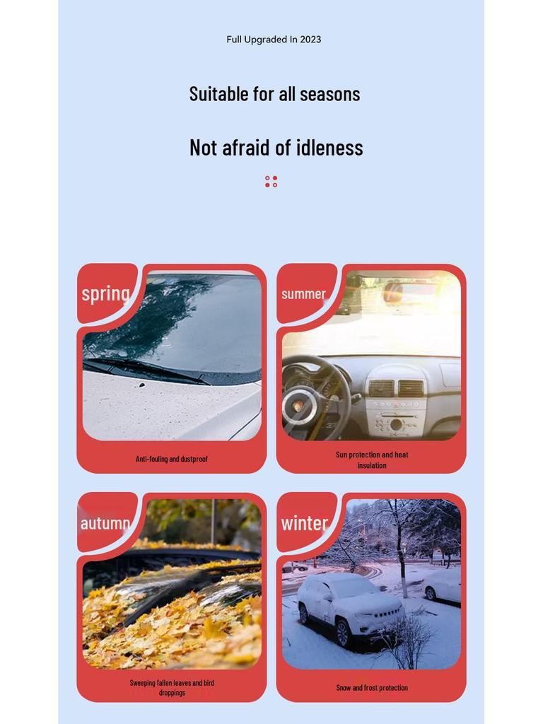 Thickened Winter Snowproof Car Windshield Shield