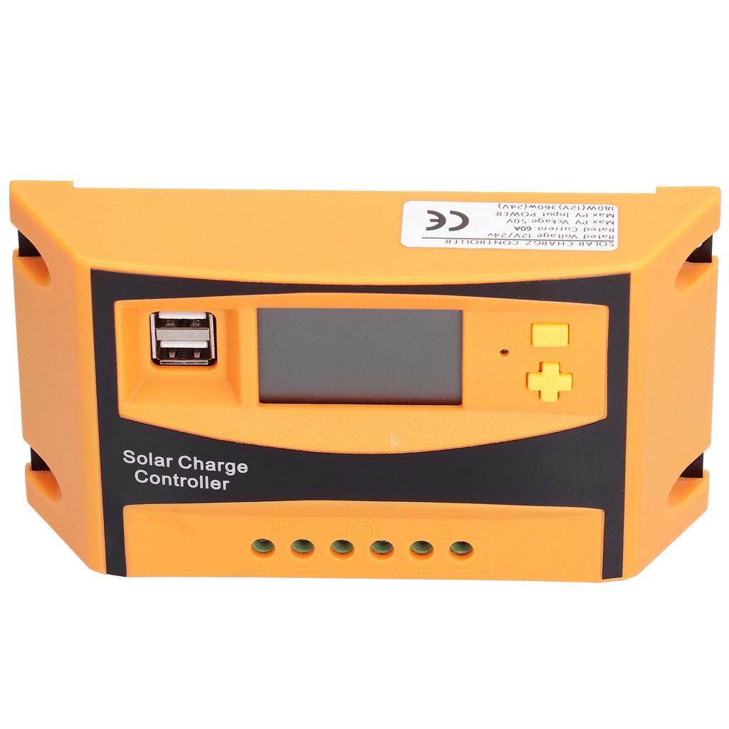 12V/24V Solar Charge Controller Solar Charge Discharge Regulator Waterproof Photovoltaic