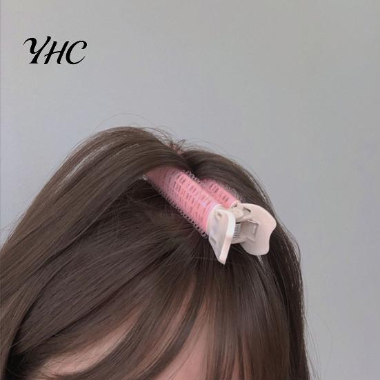 Labor-saving 2 Pcs Hair Volumizing Clips Heatless Seamless Instant Increase Fluffy Volume DIY Puffy Non-electric Curlers Styling Tool