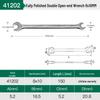 SATA Double-Headed Open-End Spanner Set: 8/10/12/14/17/19/22mm Fixed Forked Wrench